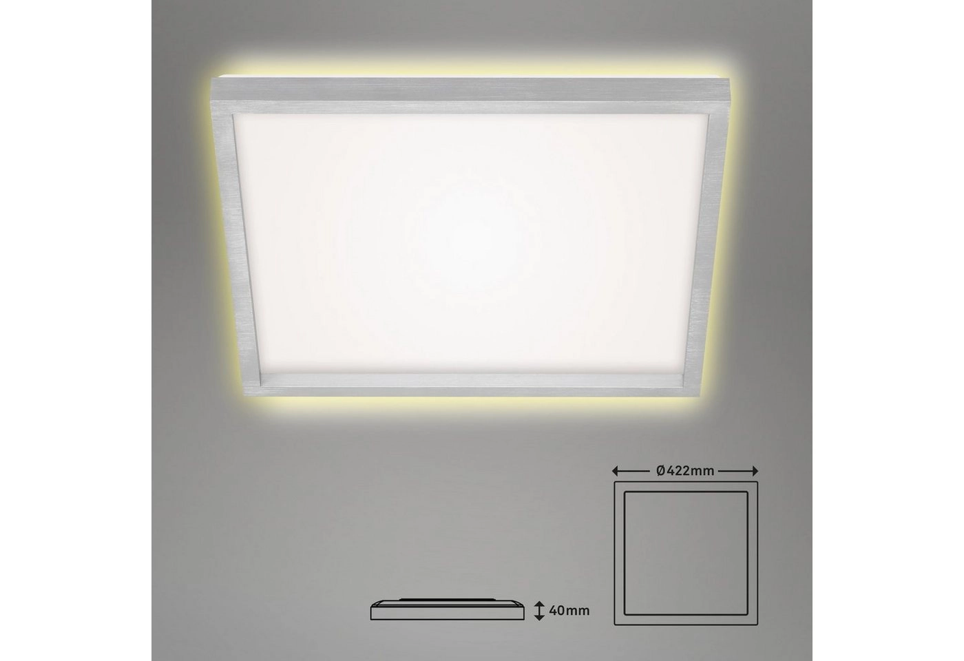 LED Panel, 42,2 cm, 3000 LUMEN, 22 WATT, Alu