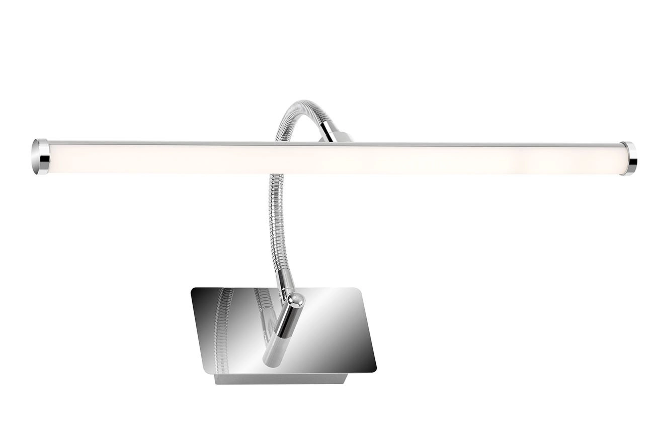 LED Spiegelleuchte, 40 cm, 5,5 W, Chrom