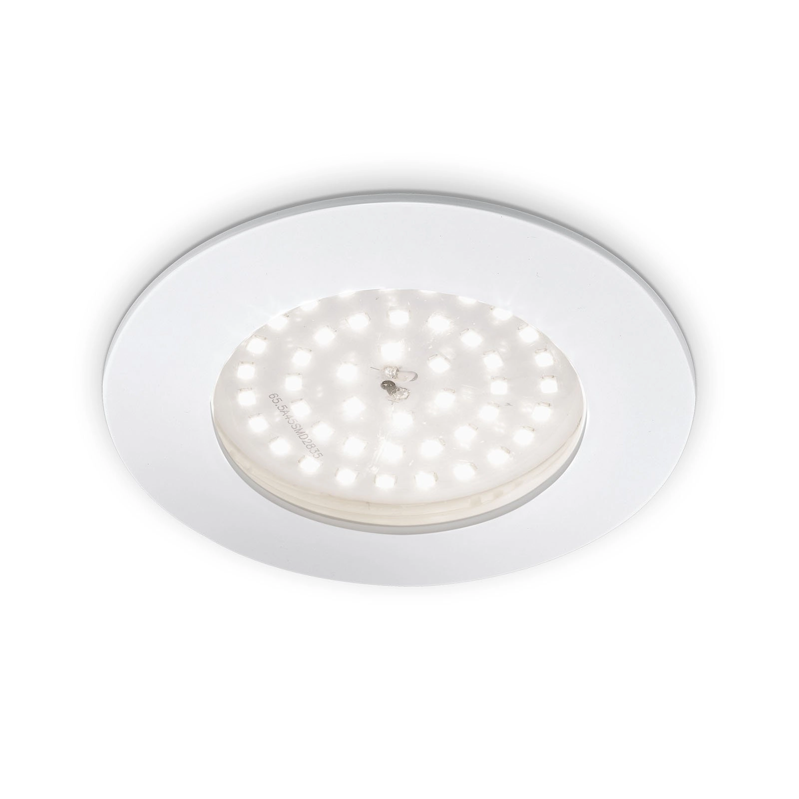 LED Einbauleuchte, Ø 10 cm, 10,5 W, Weiß