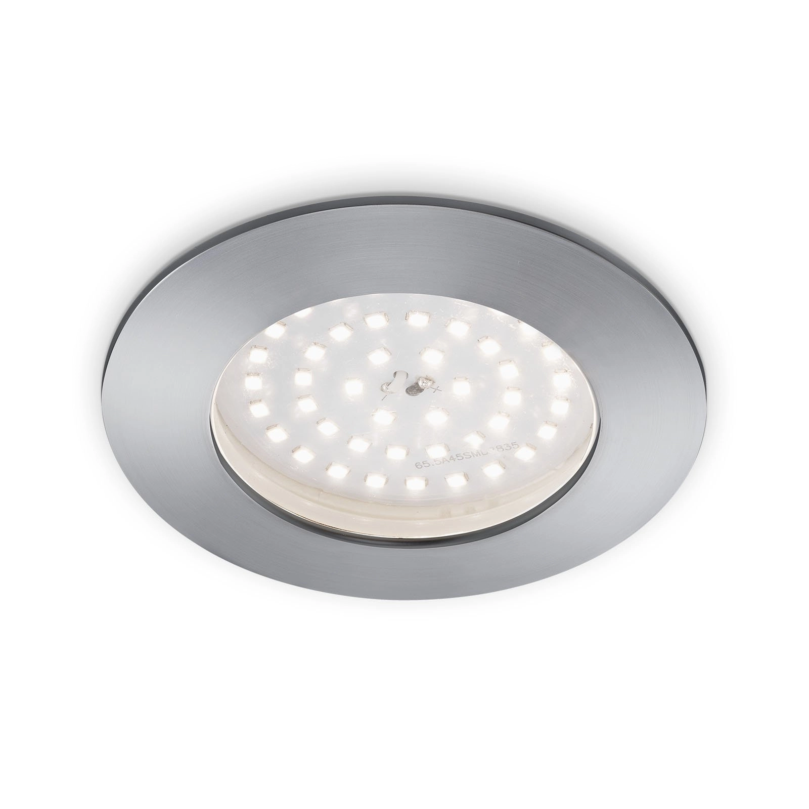 LED Einbauleuchte, Ø 10 cm, 10,5 W, Alu