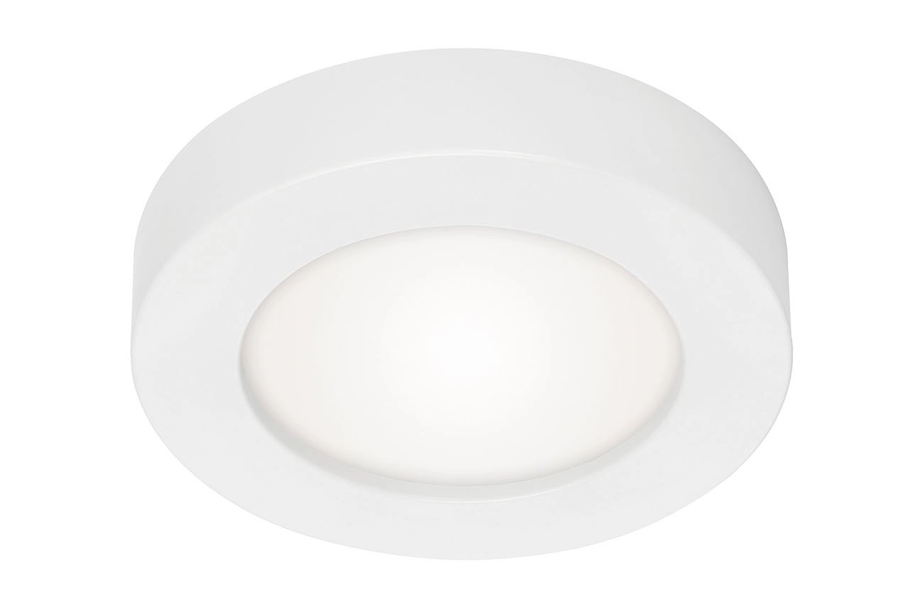 2in1 LED Auf- und Einbauleuchte, Ø 17 cm, 12 W, Weiß