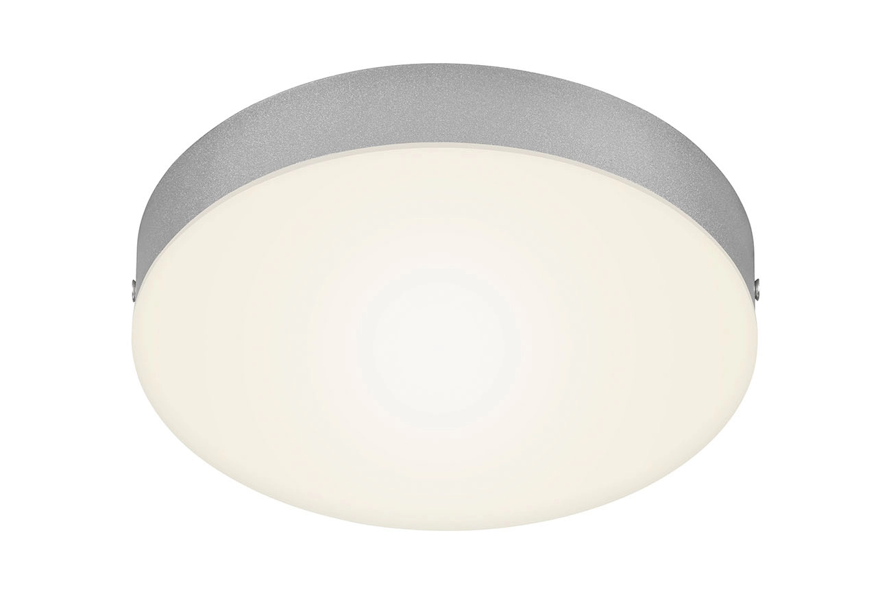 LED Deckenleuchte, Ø 21,2 cm, 16 W, Silber