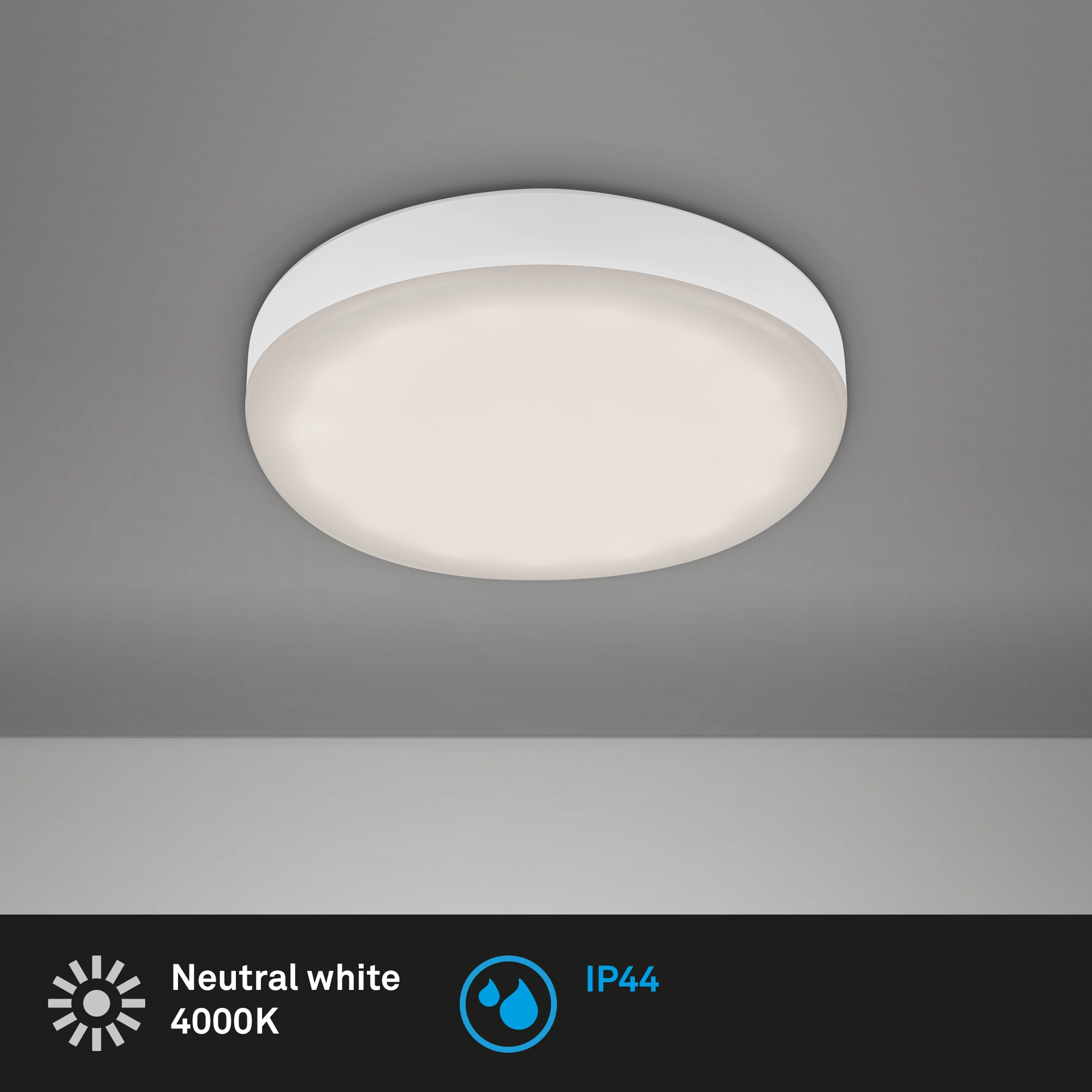 LED Einbauleuchte, Ø 7,5 cm, 3 W, 350 lm, Weiß