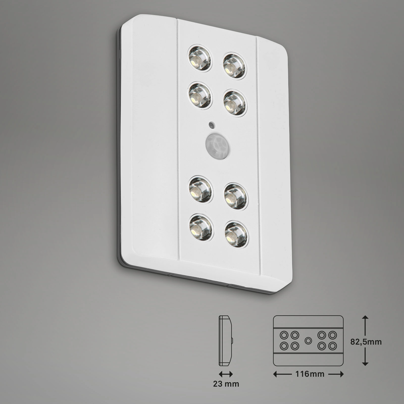 LED Unterbauleuchte, 11,6 cm, 0,64 W, Weiß