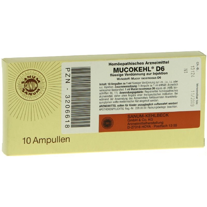 Mucokehl® D6 Ampullen