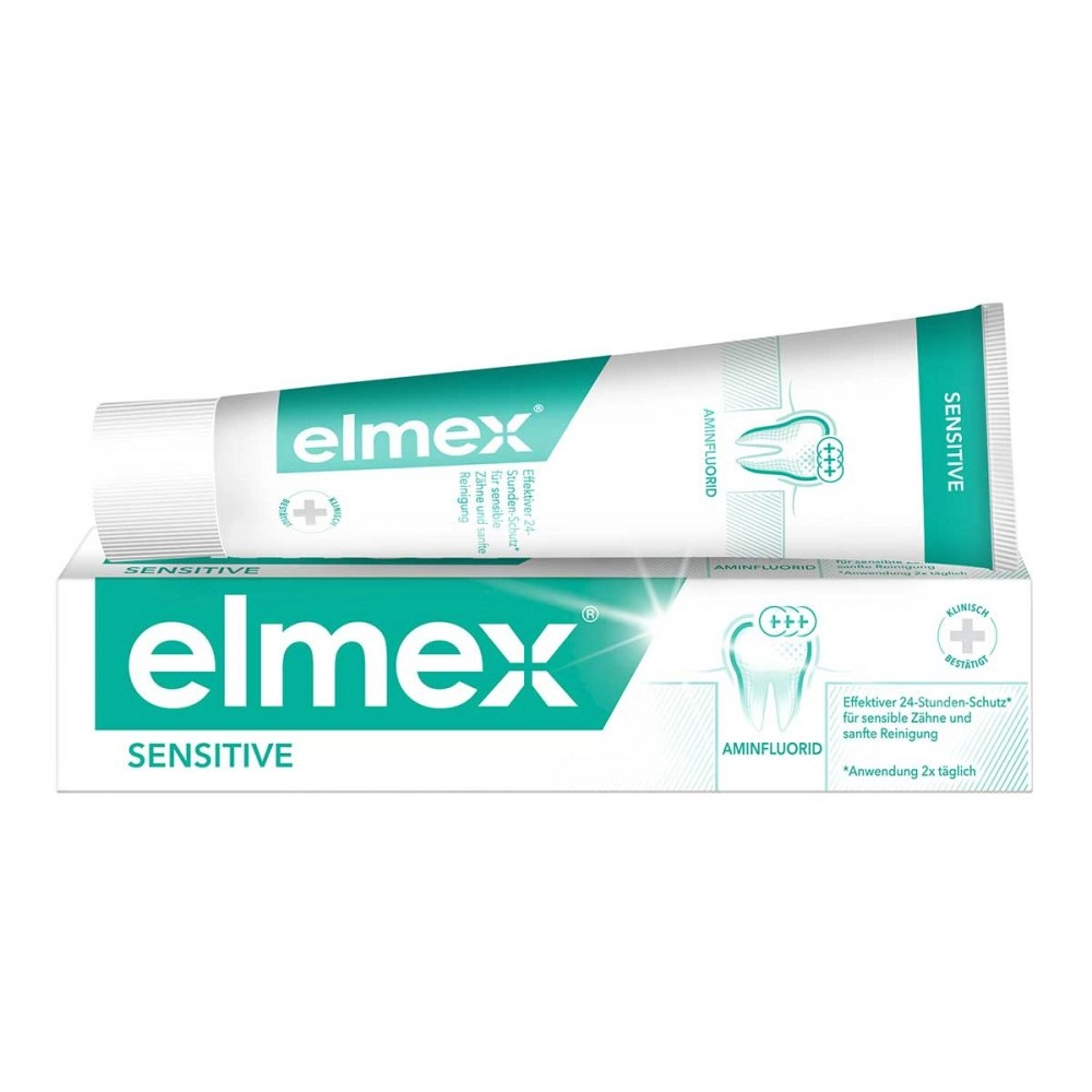 Elmex Sensitive Zahnpasta mit Faltsch.