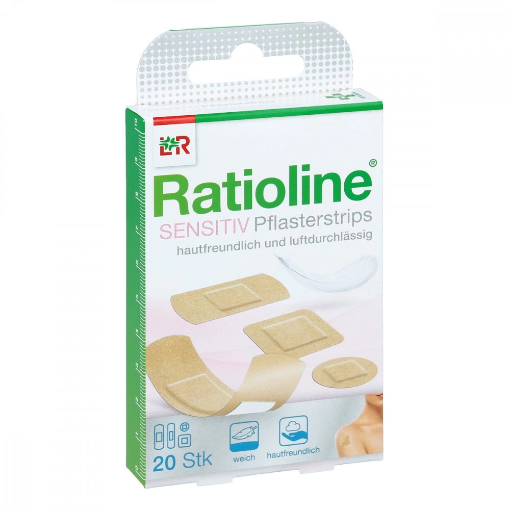Ratioline sensitive Pflasterstrips in 4 GrÃ¶ssen