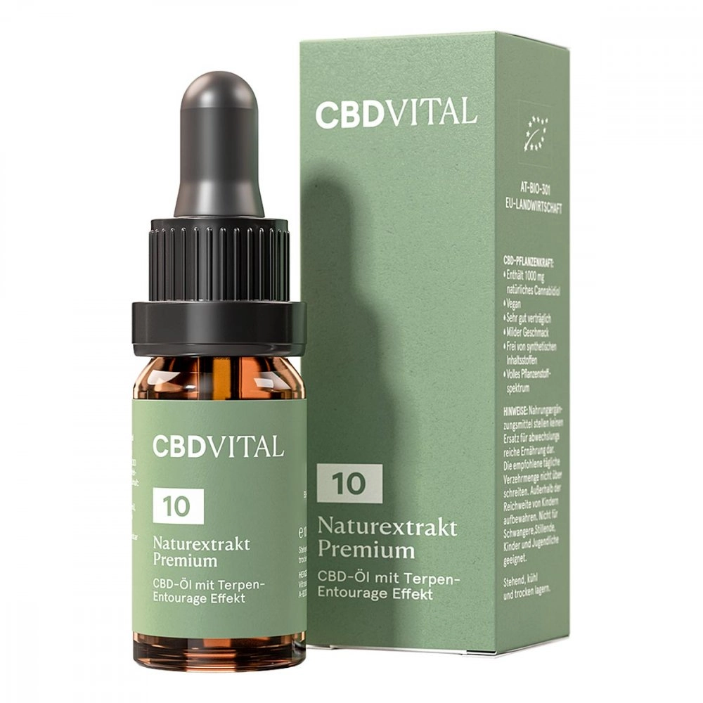 Naturextrakt Premium 10% CBD VITAL Tropfen