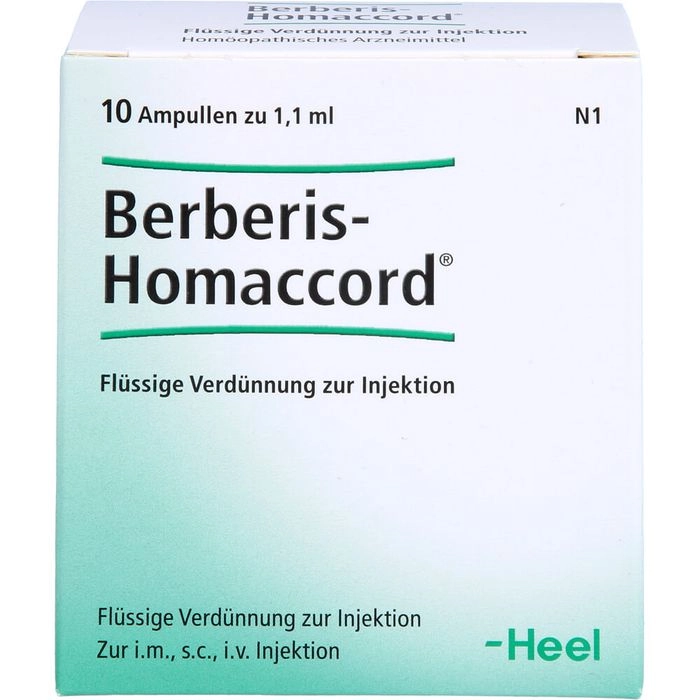 BERBERIS HOMACCORD Ampullen 10 St.