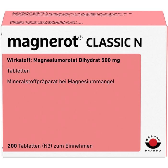 MAGNEROT CLASSIC N Tabletten 200 St.