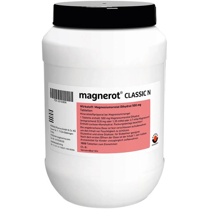 MAGNEROT CLASSIC N Tabletten 1000 St.