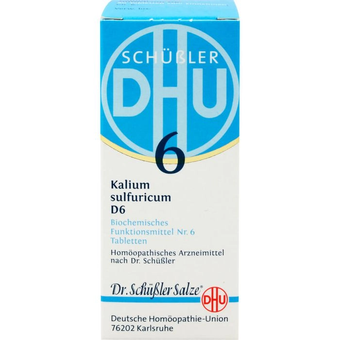 BIOCHEMIE DHU 6 Kalium sulfuricum D 6 Tabletten 80 St.