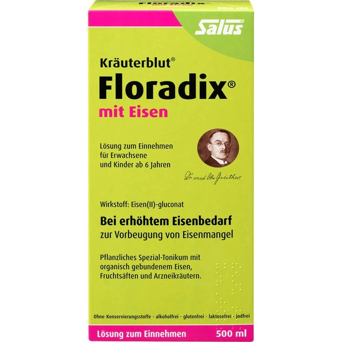 FLORADIX mit Eisen Lösung zum Einnehmen 500 ml