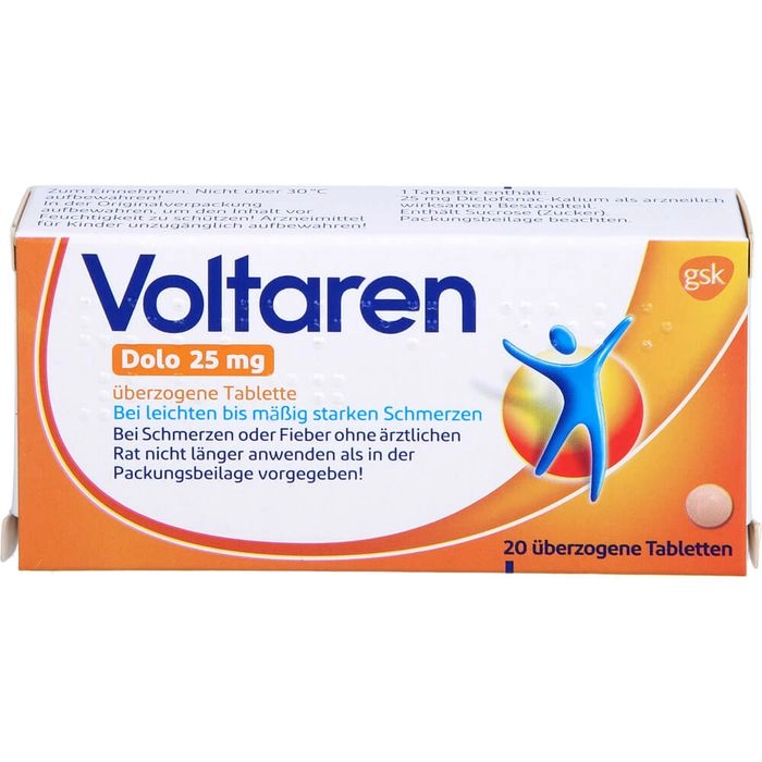 VOLTAREN Dolo 25 mg überzogene Tabletten 20 St.