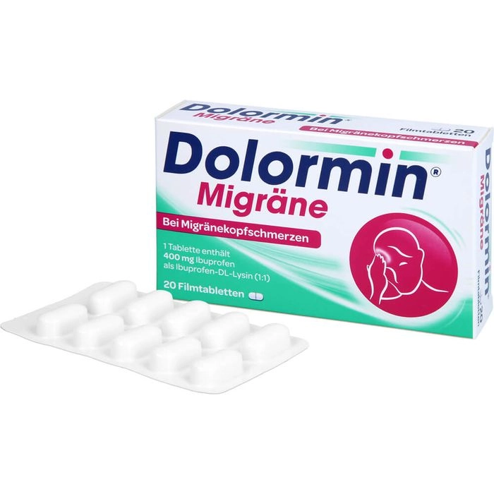 DOLORMIN Migräne Filmtabletten 20 St.