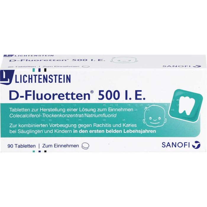 D FLUORETTEN 500 Tabletten 90 St.