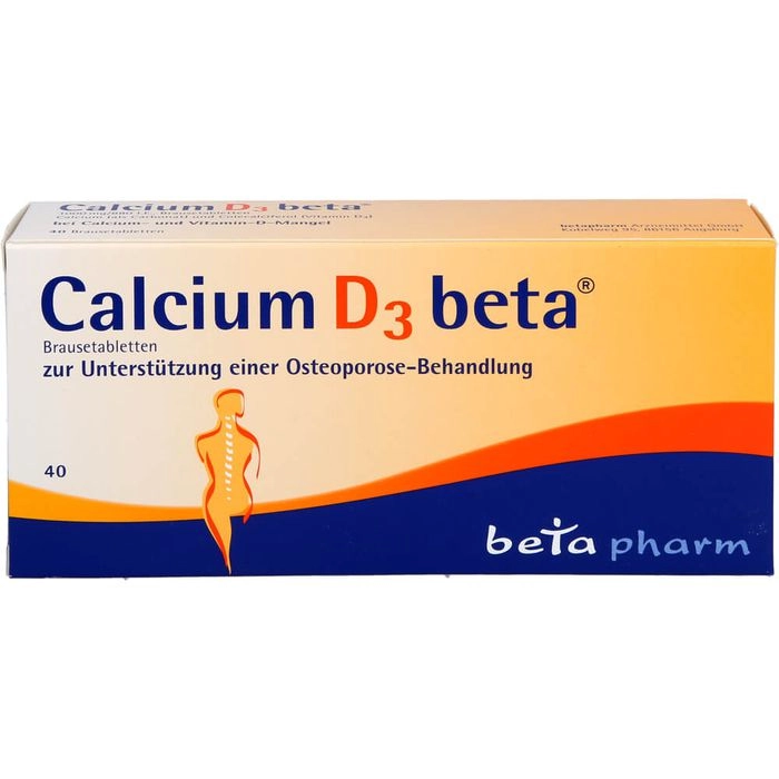 CALCIUM D3 beta Brausetabletten 40 St.