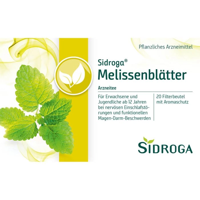 SIDROGA Melissenblätter Tee Filterbeutel 30 g