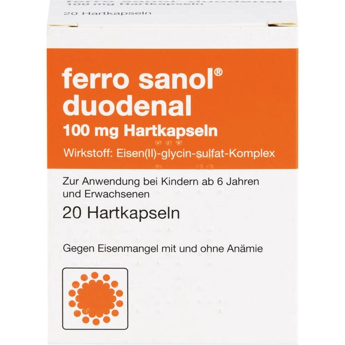 FERRO SANOL duodenal Hartkaps.m.msr.überz.Pell. 20 St.