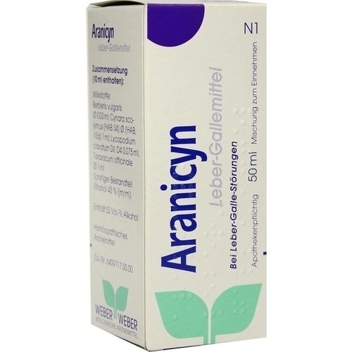 ARANICYN Leber Gallemittel Mischung 50 ml