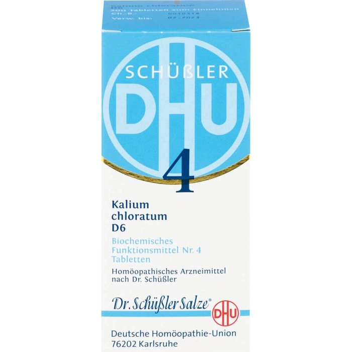 BIOCHEMIE DHU 4 Kalium chloratum D 6 Tabletten 200 St.