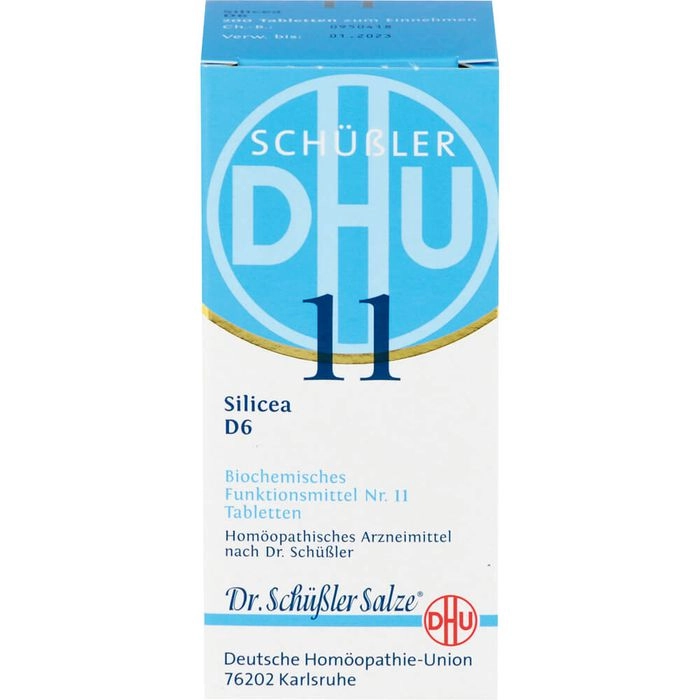 BIOCHEMIE DHU 11 Silicea D 6 Tabletten 200 St.