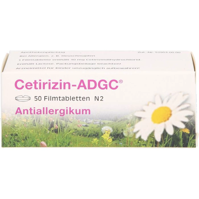 CETIRIZIN ADGC Filmtabletten 50 St.