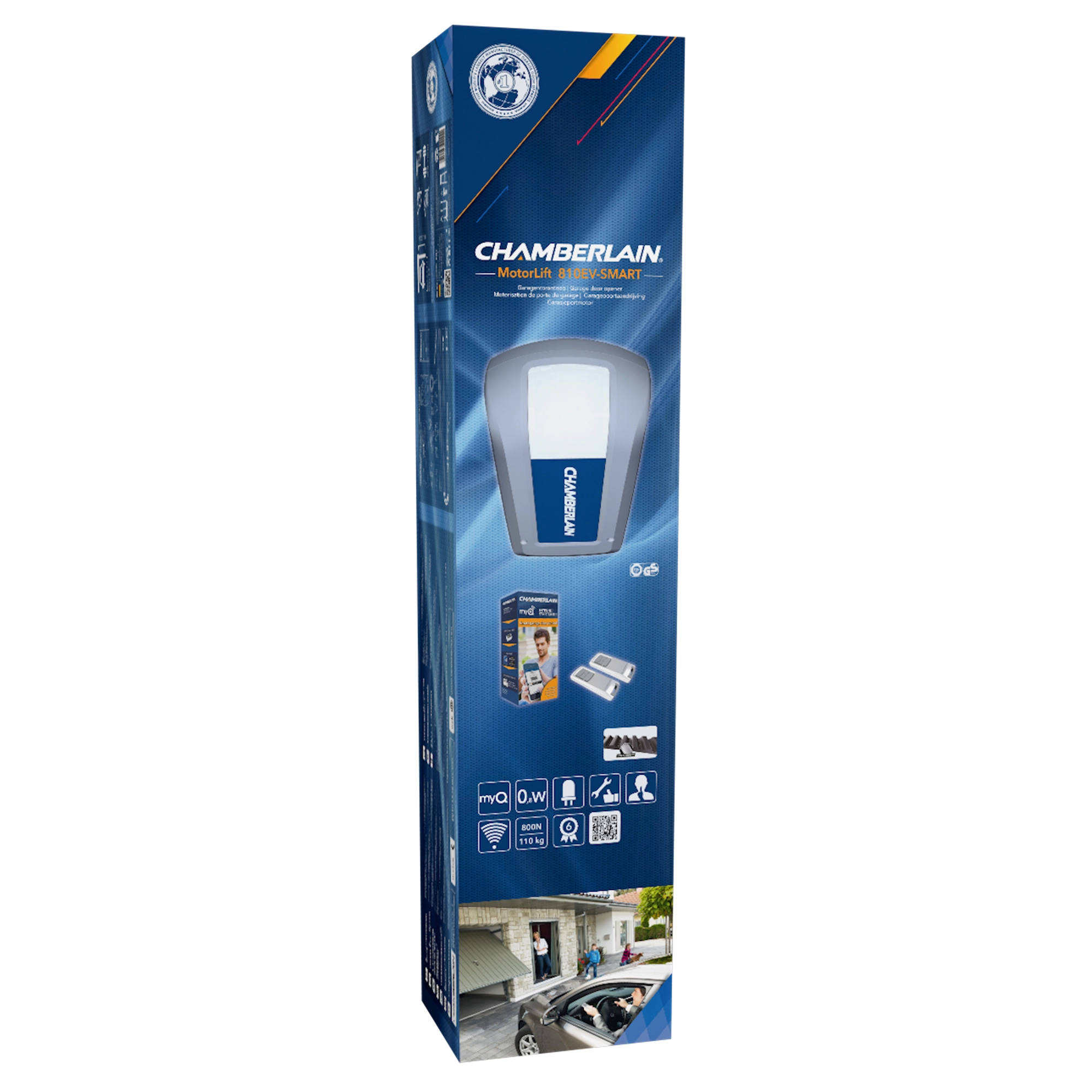 Chamberlain Garagentorantrieb 'ML810EV-Smart' silber, LED-Beleuchtung