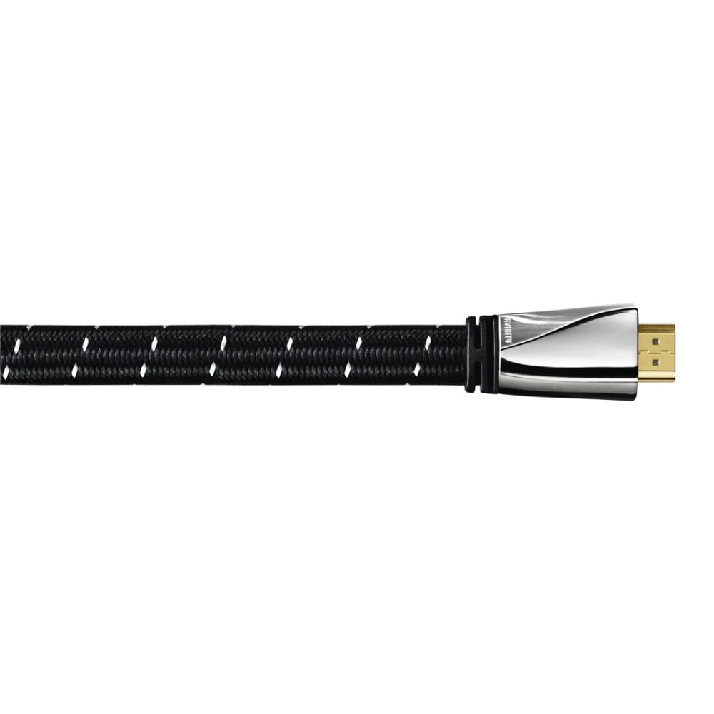 High Speed HDMI™-Kabel, St. - St., Filter, oval, vergoldet, Ethernet, 2 m (00107469)