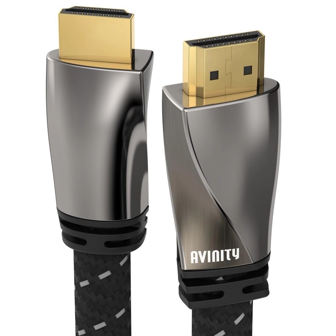 High Speed HDMI™-Kabel, St. - St., Filter, oval, vergoldet, Ethernet, 1 m (00107775)