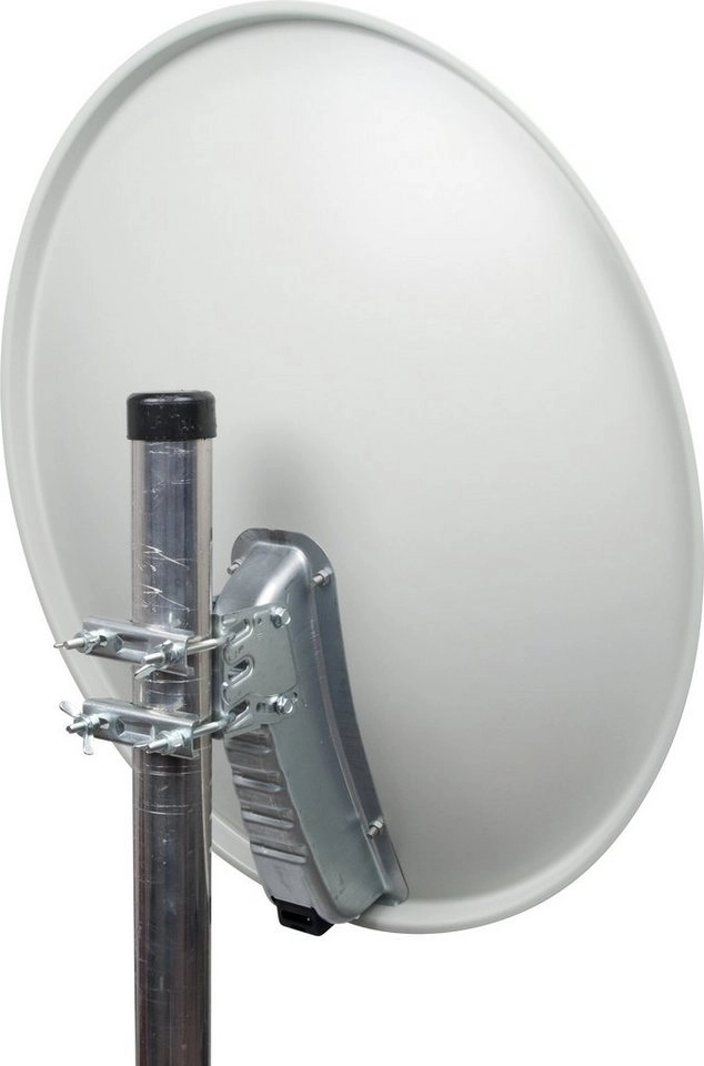 SPI621.0 Aluminium - hellgrau Offset Antenne