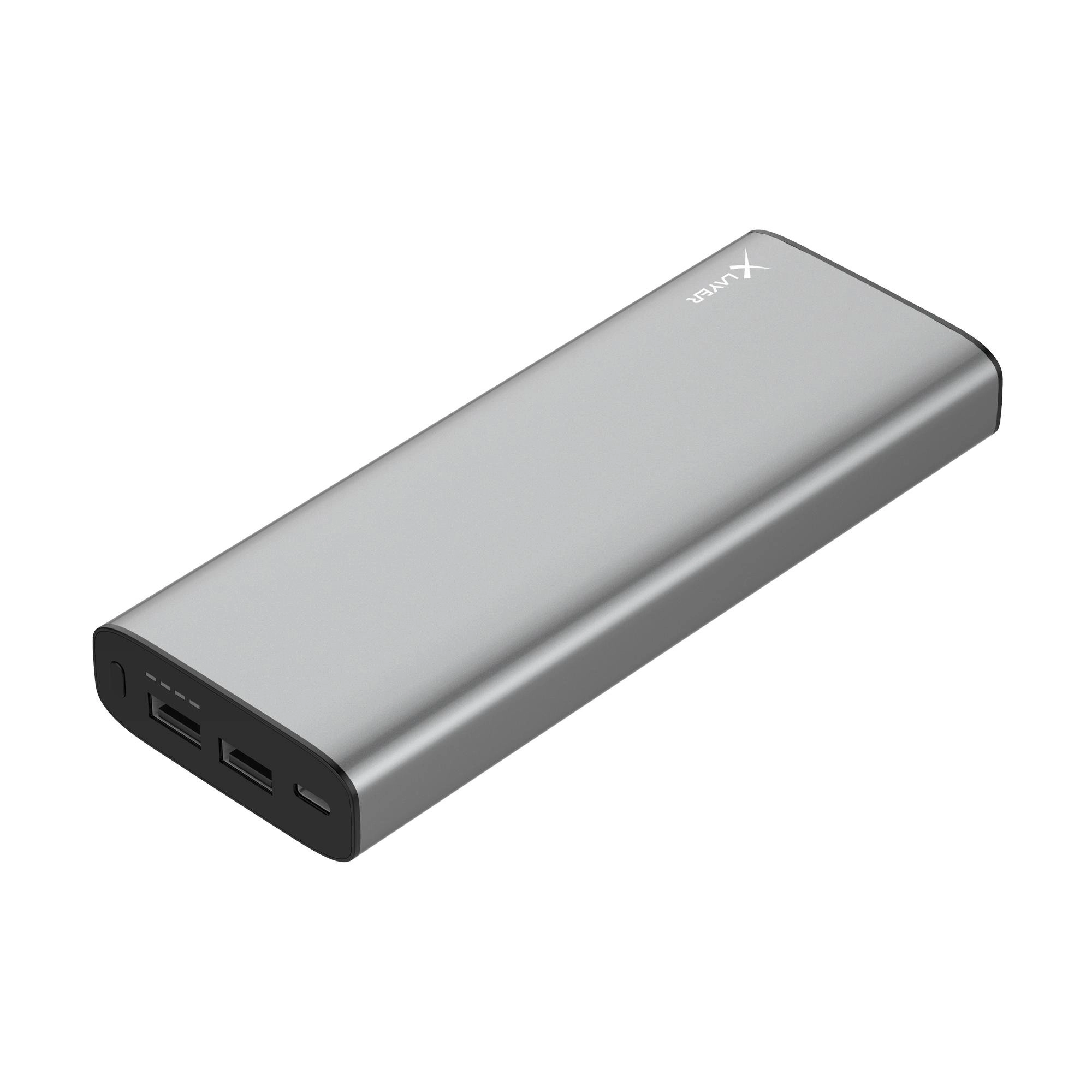 PLUS MacBook (20100mAh), space-grau Powerbank