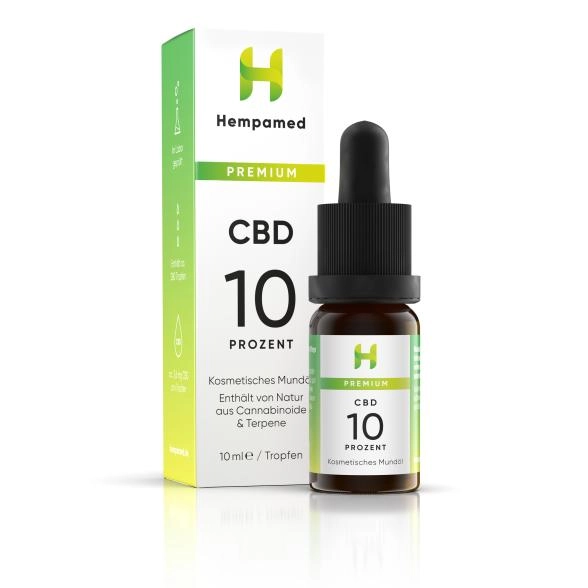 Hempamed Premium CBD Öl 10% (1000mg) 10ml Mundöl