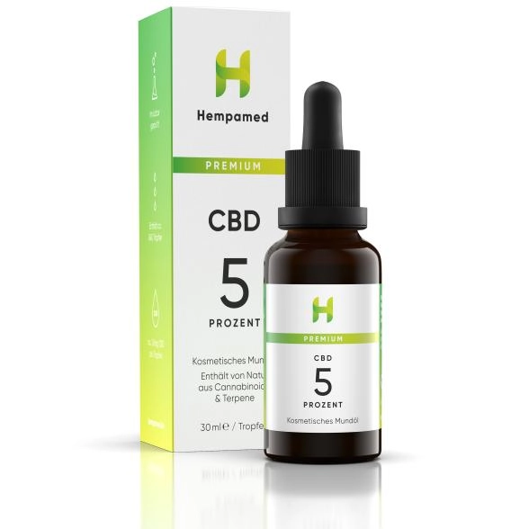 Hempamed Premium CBD Öl 5% (1500mg) 30ml Mundöl