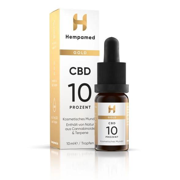 Hempamed Gold CBD Öl 10% (1000mg) 10ml Mundöl