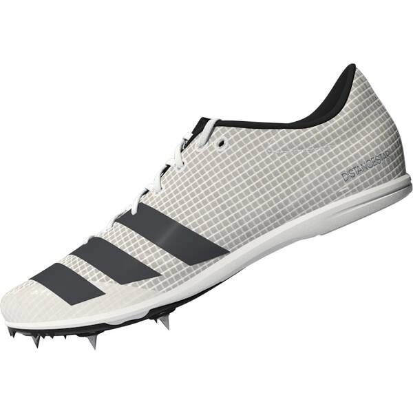 Adidas Distancestar Spikeschuhe Grau Schwarz AW22, Größe UK 7