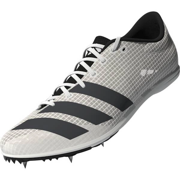 Adidas Distancestar Spikeschuhe Grau Schwarz AW22, Größe UK 7