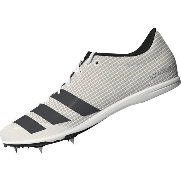 Adidas Distancestar Spikeschuhe Grau Schwarz AW22, Größe UK 7.5