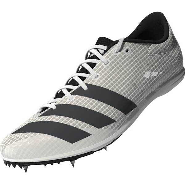 Adidas Distancestar Spikeschuhe Grau Schwarz AW22, Größe UK 8