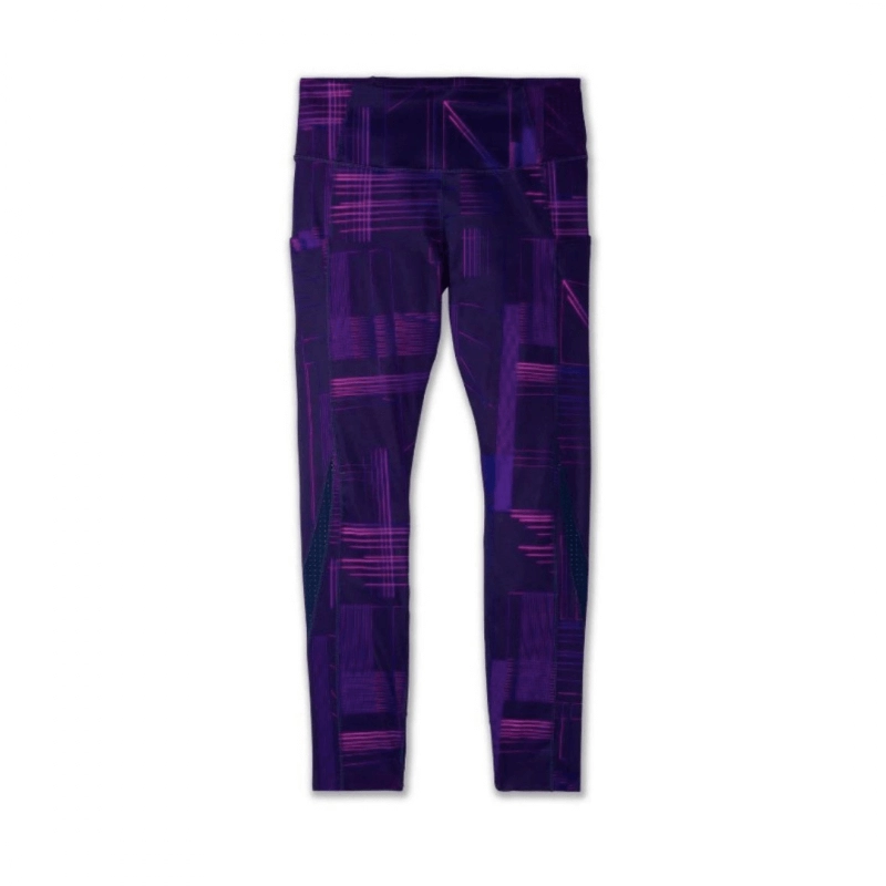 Brooks Method 7/8 Leggings Lila Damen, Größe XS