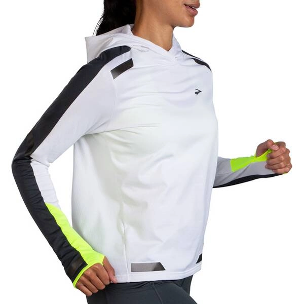 Brooks Run Visible Thermal Shirt Langarm Weiß Dame, Größe S