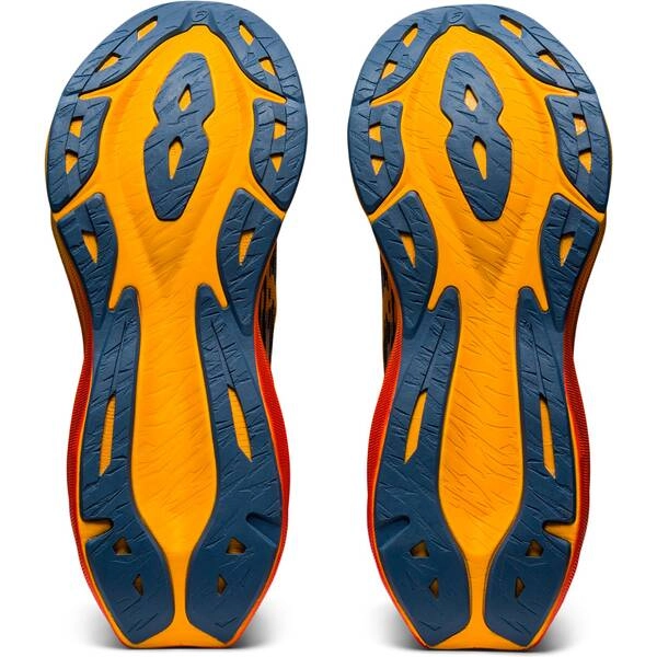Asics Novablast 3 Schuhe Schwarz Orange AW22, Größe 44 - EUR