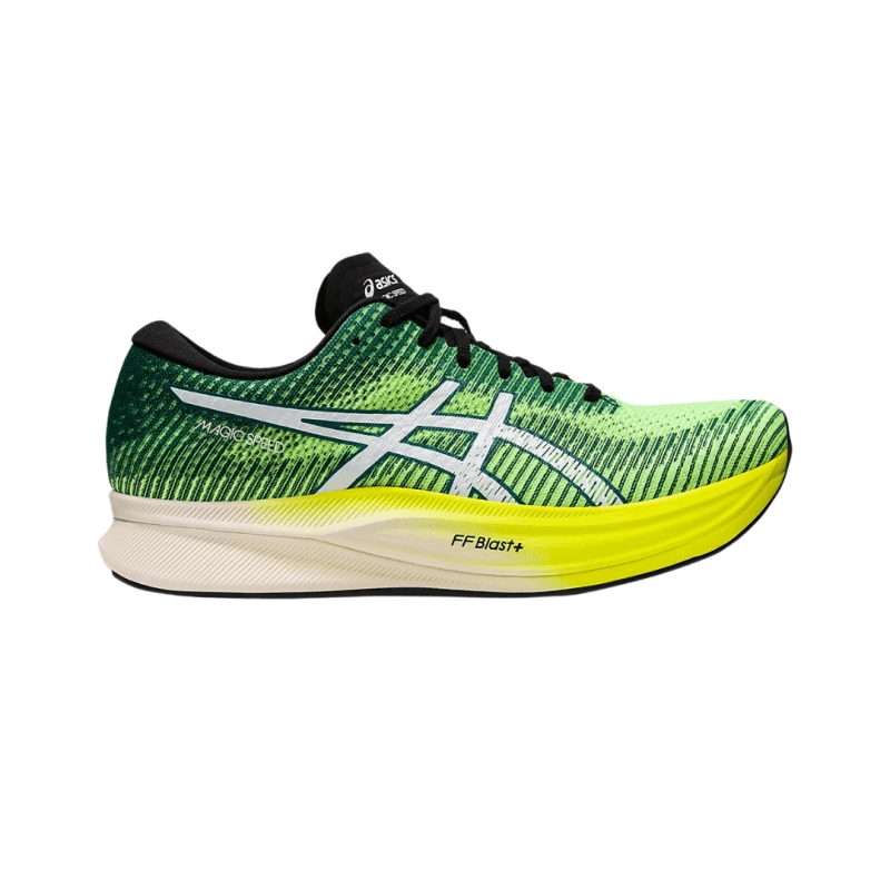 Turnschuhe Asics Magic speed 2 Grün Gelb AW22, Größe 43,5 - EUR