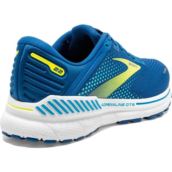 Brooks Adrenaline GTS 22 Blau Weiß AW22 Schuhe, Größe 47,5 - EUR