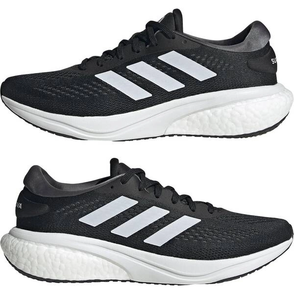 Adidas Supernova 2.0 Dämpfungsschuhe Schwarz Weiß AW22, Größe UK 9