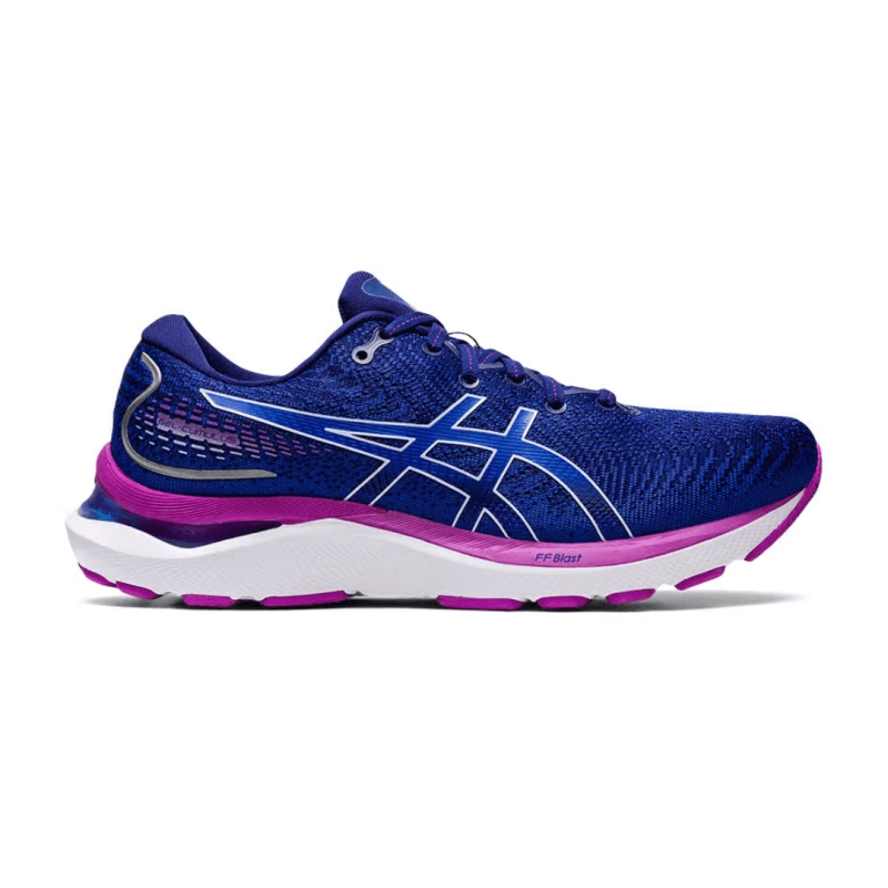 Asics Gel-Cumulus 24 Damenschuhe Blau Weiß AW22, Größe 38 - EUR