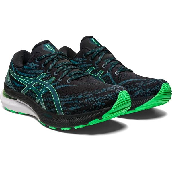 Asics Gel Kayano 29 Laufschuhe Schwartz Grün  AW22, Größe 42 - EUR