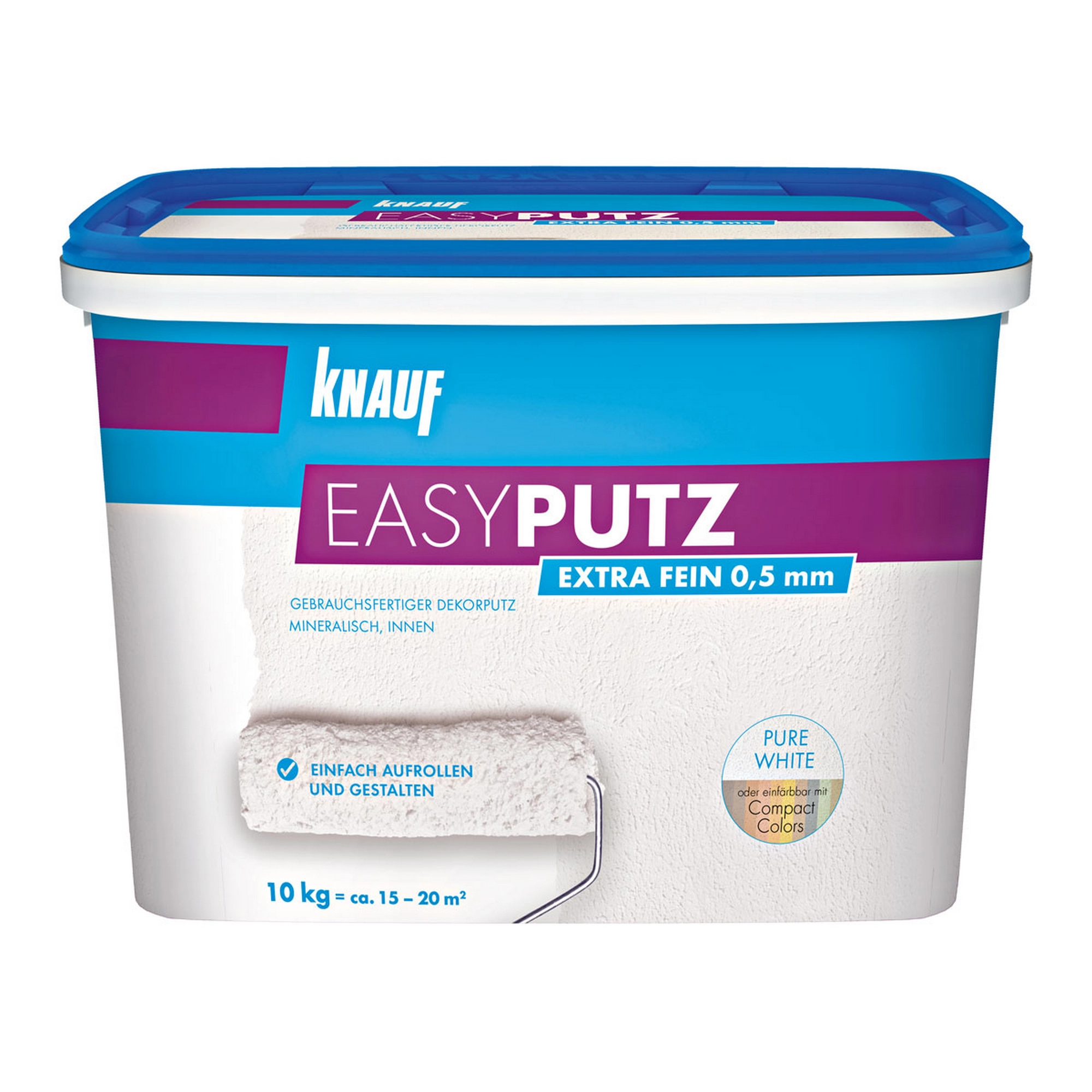 Knauf Rollputz 'Easyputz' extra fein 0,5 mm, 10 kg