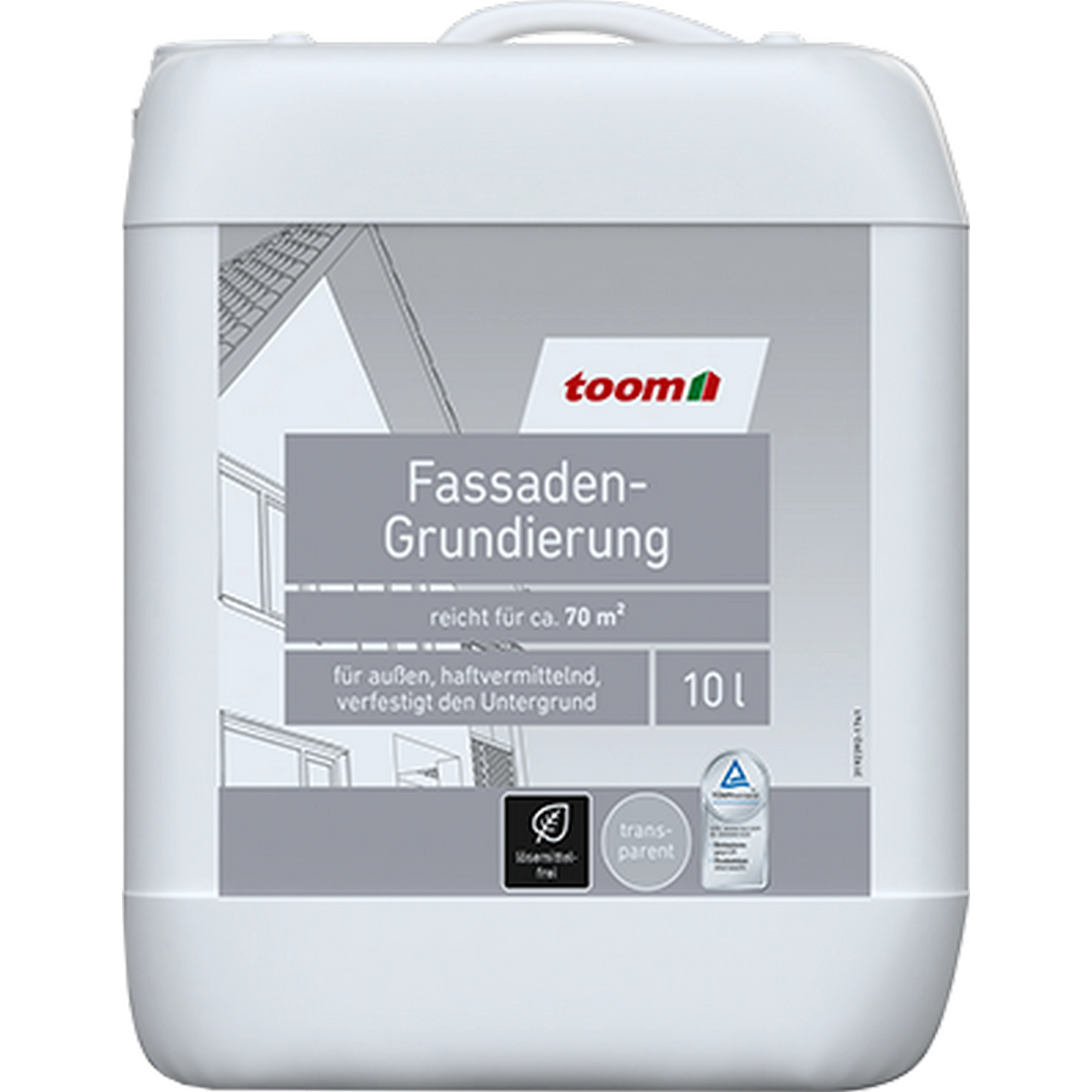 toom Fassaden-Grundierung transparent 10 l