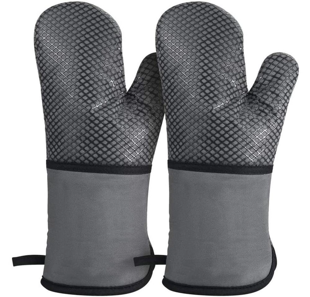 Jormftte Hitzeschutzhandschuhe »Ofenhandschuhe - höchste Qualität aus Baumwolle - hitzebeständige Backhandschuhe - extra lang und rutschfest«